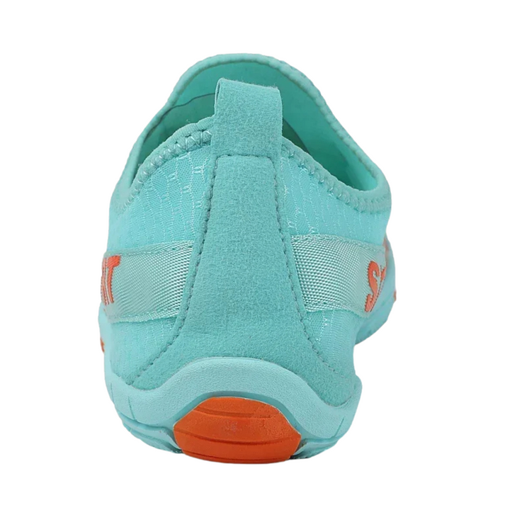 Zapatillas Acuáticas Outdoor Turquesa Naranja La Suela Perfecta - Secado Rápido