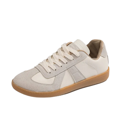 Zapatillas Casual Beige y Grises La Suela Perfecta - Estilo Retro Urbano
