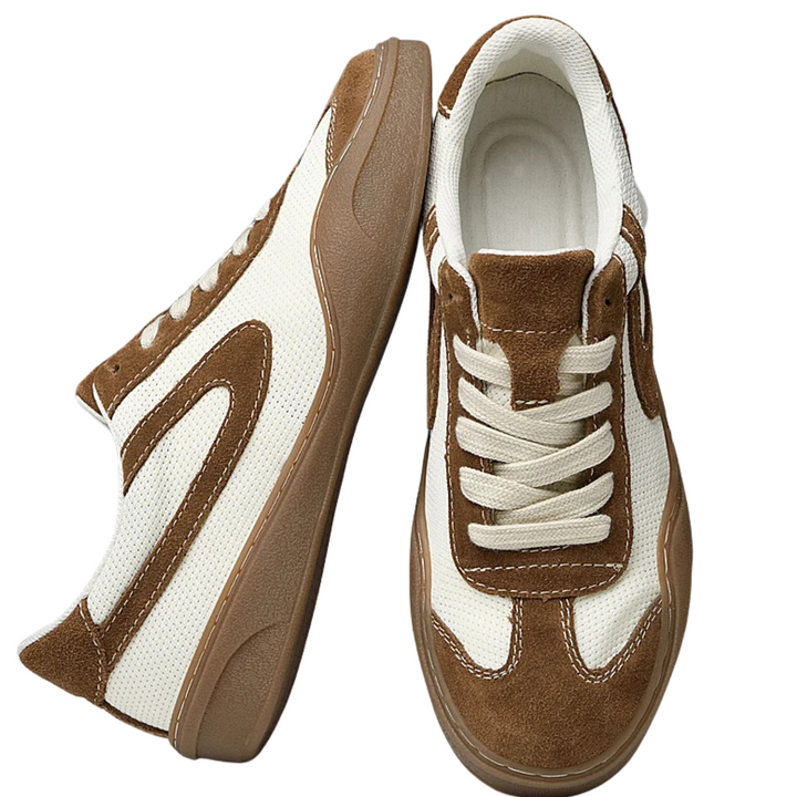 Zapatillas Casual Caqui y Blancas La Suela Perfecta - Estilo Urbano Clásico
