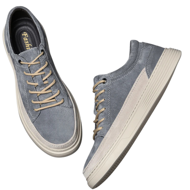 Zapatillas Casual de Ante Grises La Suela Perfecta - Estilo Urbano