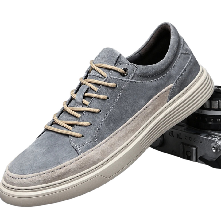 Zapatillas Casual de Ante Grises La Suela Perfecta - Estilo Urbano